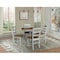 International Concepts 36 in. Round Top Pedestal Dining Table with 4 Madrid LadderBack Chairs - 5 Piece Dining Set K41-36RT-27B-C2-4 - alternate 1